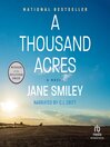 Cover image for A Thousand Acres